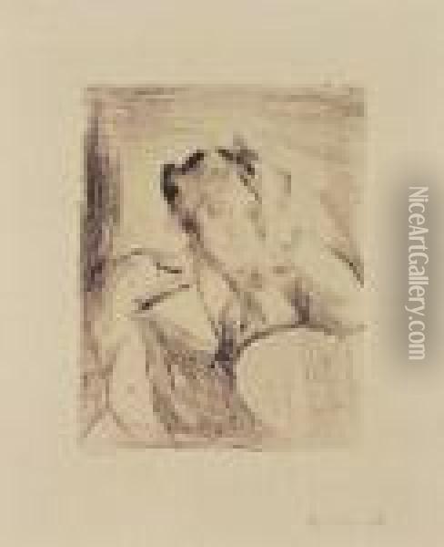 Portrat Eines Jungen Madchens (s. ; Willoch 2) Oil Painting - Edvard Munch