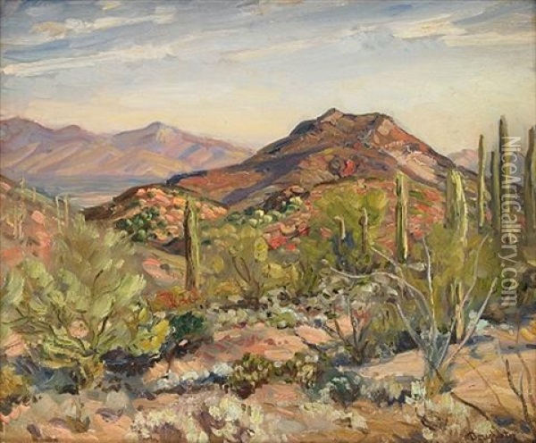 Desert Garden Oil Painting - Paul Dougherty