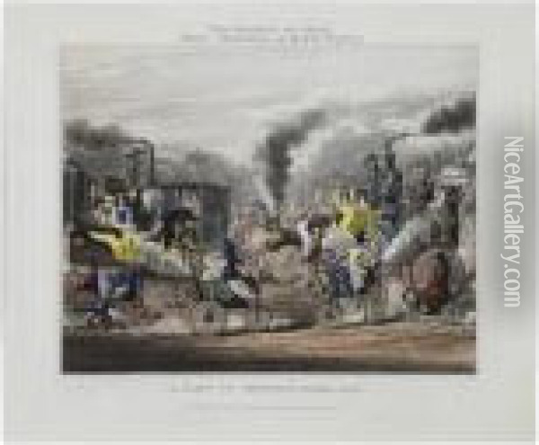 Theprogress Of Steam Oil Painting - Henry Thomas Alken