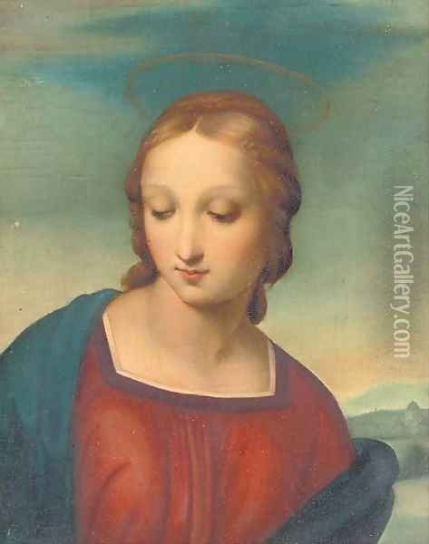 Madonna of the goldfinch Oil Painting - Raffaelo Sanzio