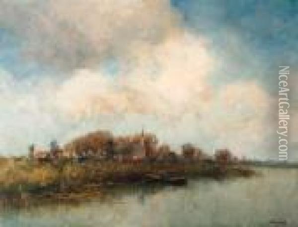 Landscape Near Noorden Oil Painting - Jan Hillebrand Wijsmuller