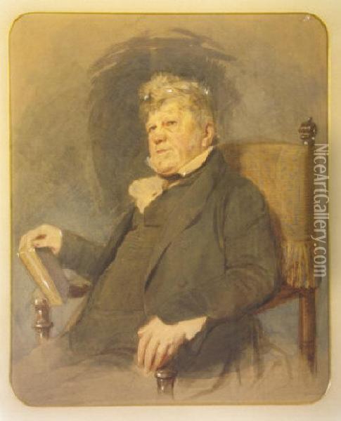 Study Of Sir Walter Scott Oil Painting - Erskine Nicol
