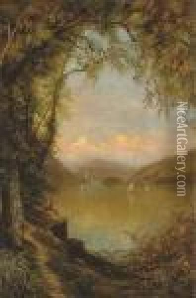 Summer Idyll Oil Painting - Edmund Darch Lewis