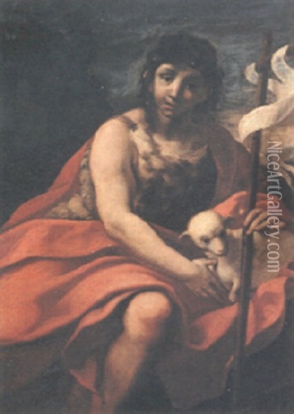 San Giovanni Battista Oil Painting - Giacinto Brandi