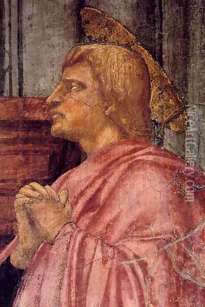 Trinity (detail-2) 1425-28 Oil Painting - Masaccio (Tommaso di Giovanni)