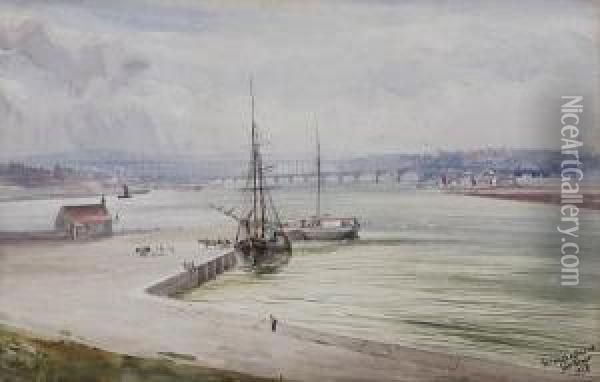 Berwick On Tweed Oil Painting - John Blair
