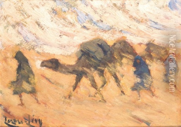 Chamelier Dans La Tempete Oil Painting -  Lazare-Levy