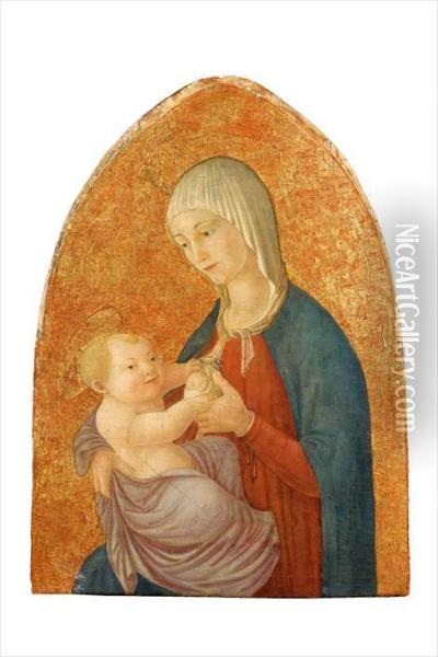 Madonna Col Bimbo Oil Painting - Boccati Familiare Del