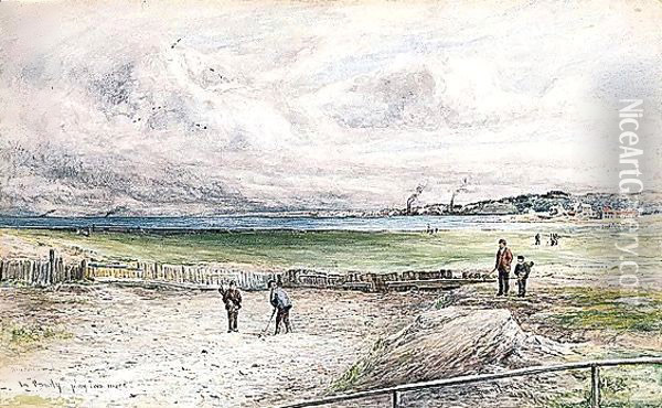 In Pandy Play Two More - Musselburgh Oil Painting - John Smart
