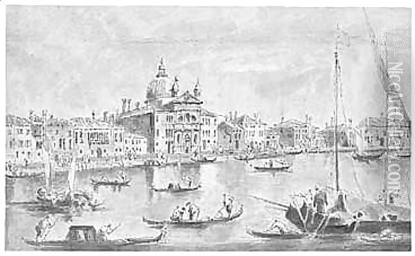 Pen And Black Ink And Grey Wash Oil Painting - Francesco Guardi