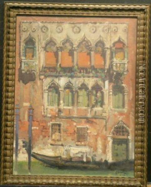 Palazzo Severi Oil Painting - Gerrit Willem Knap