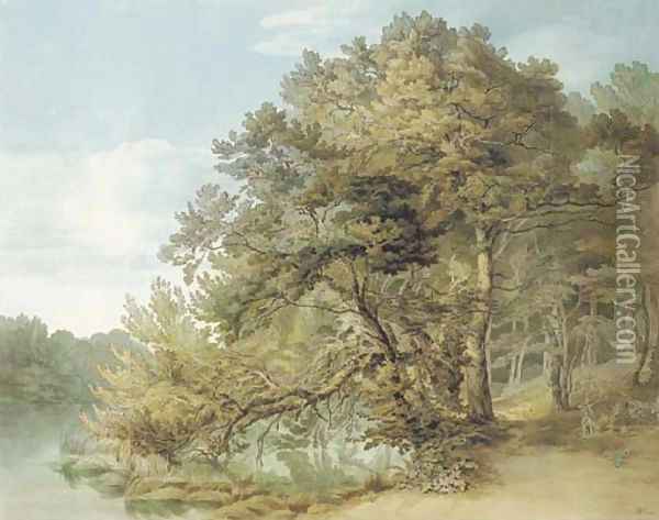 Peamore, Devon Oil Painting - John White Abbott