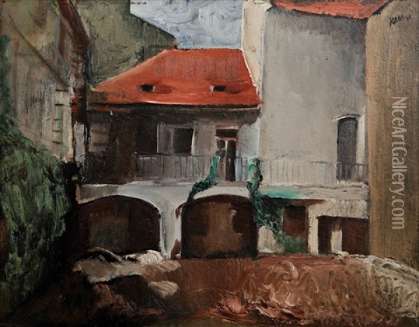 Ze Stare Prahy Oil Painting - Georges (Karpeles) Kars