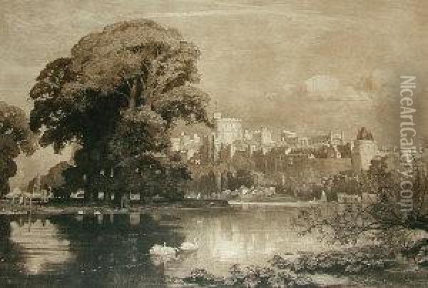 Etching With Remarque Oil Painting - Charles O'Murray