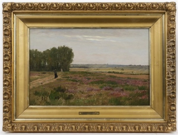 Summer Meadow Oil Painting - Vaclav Brozik