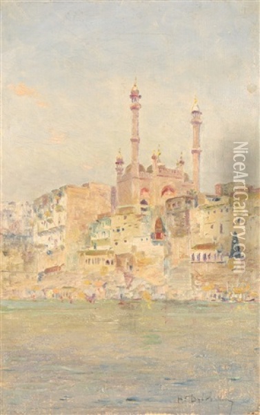 Istanbul Oil Painting - Nikolai Nikanorovich Dubovskoy
