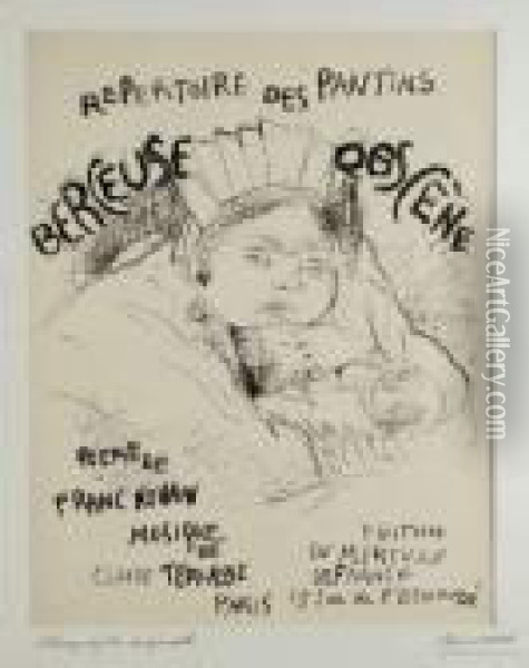 Couvertures Pour Des Chansons Inscrites Au Repertoire Des Pantins Oil Painting - Pierre Bonnard