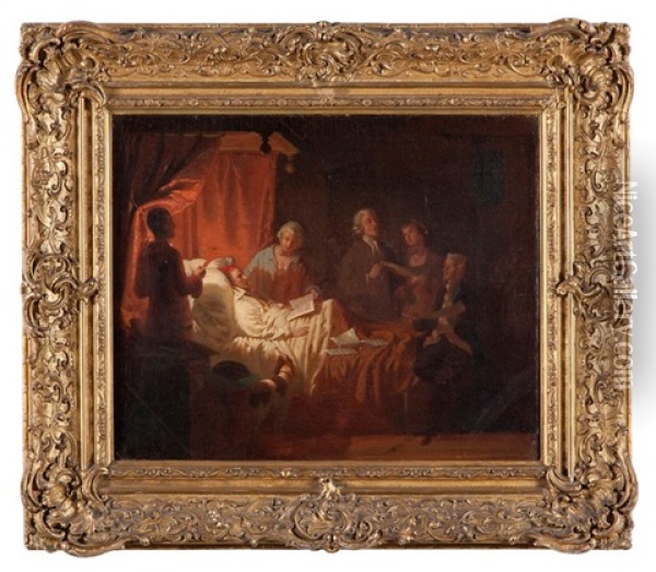La Mort De Mozart Oil Painting - John Morgan