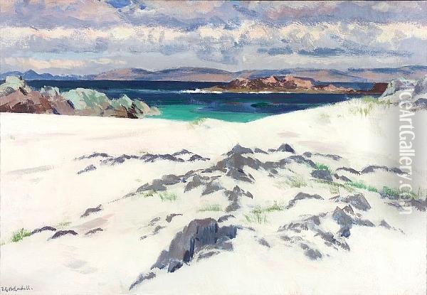 White Sands, Iona Oil Painting - Francis Campbell Boileau Cadell