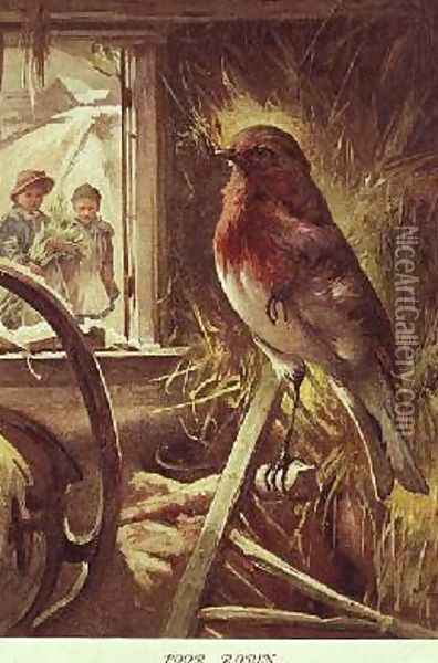 Poor Robin Oil Painting - John Lawson