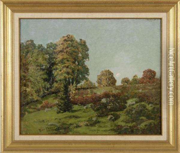 Moonlit Meadow Oil Painting - Ben Foster