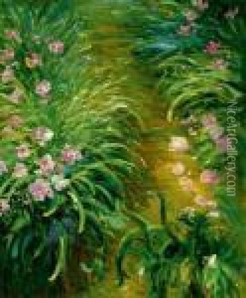 Irises Oil Painting - Claude Oscar Monet