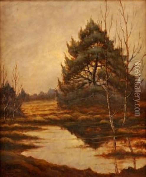 Na Okraji Lesa Oil Painting - Karl Ludwig Prinz