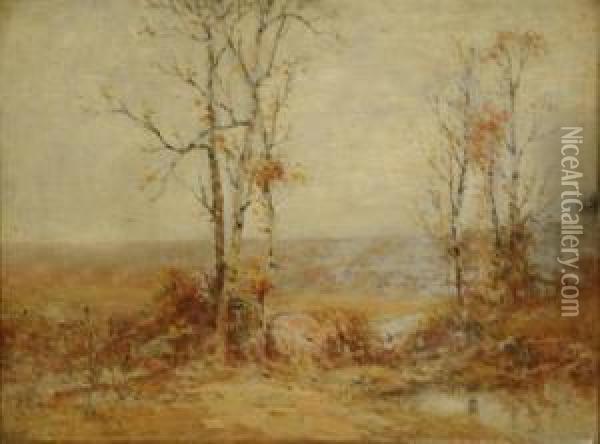 Autumn Landscape Oil Painting - Edward Loyal Field