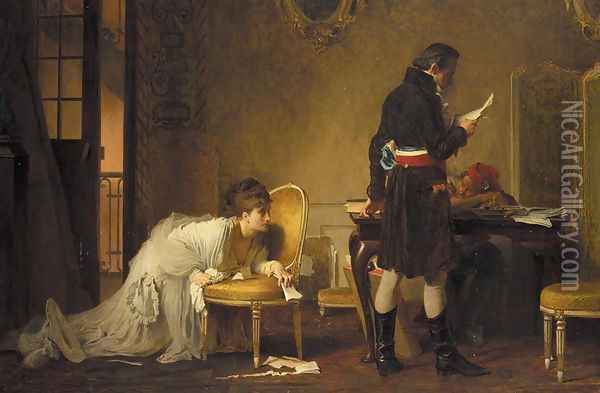 An Appeal for Mercy, 1793 Oil Painting - Marcus Stone