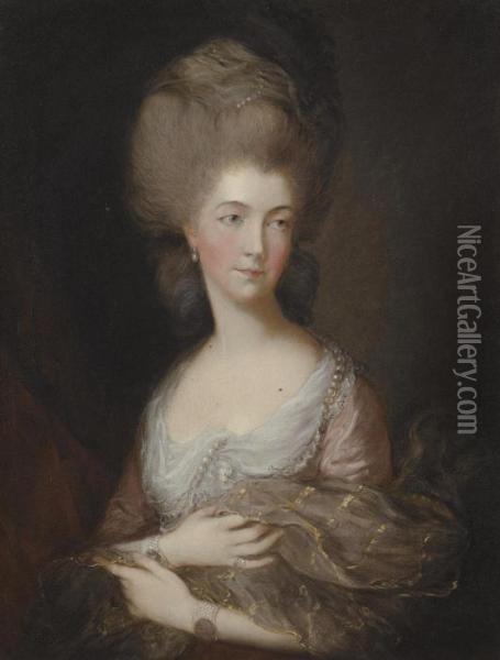 Portrait Of Mrs. Horton, Nee Luttrell (1743-1788), Later Duchess Of Cumberland Oil Painting - Thomas Gainsborough