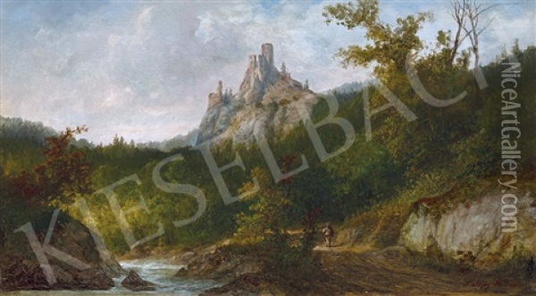 Landscape (upper Highlands) Oil Painting - Karoly Telepy