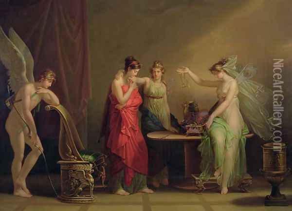 The Legend of Cupid and Psyche Oil Painting - Angelica Kauffmann