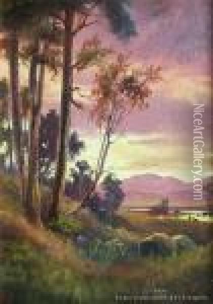 Rai Valley, Marlborough Oil Painting - Henry William Kirkwood