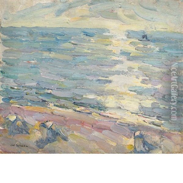 Seascape Oil Painting - Joseph Raphael