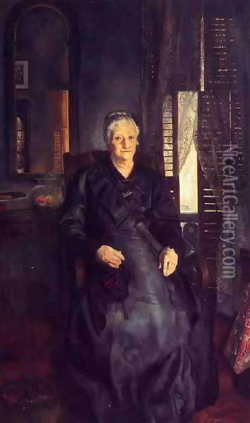 My Mother Oil Painting - George Wesley Bellows