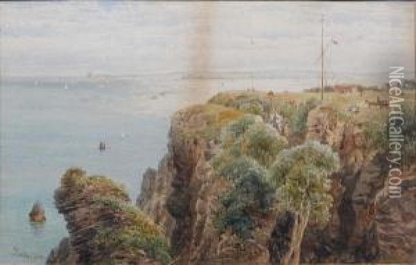 Coastal Scene Oil Painting - John William Salter