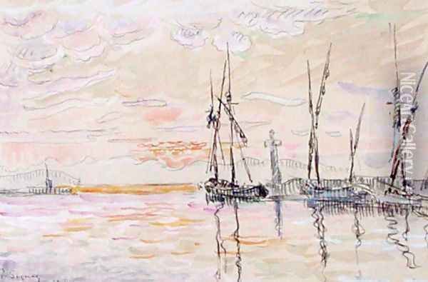 St. Tropez, 1918 Oil Painting - Paul Signac