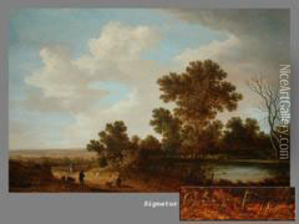 Weite Landschaft Mit Wanderern Und Oil Painting - Johannes Pietersz. Schoeff