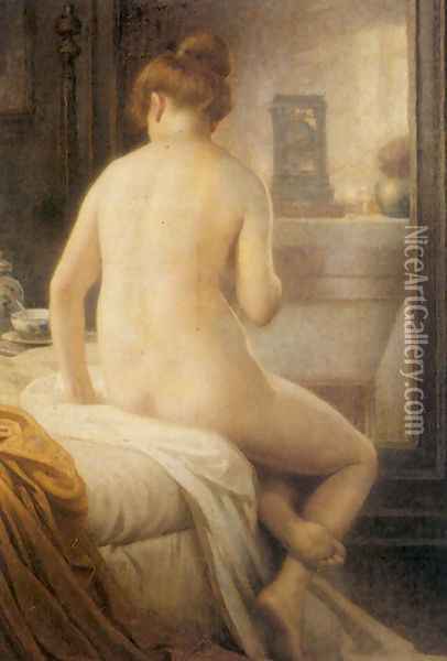 The Bather Oil Painting - Antony Troncet