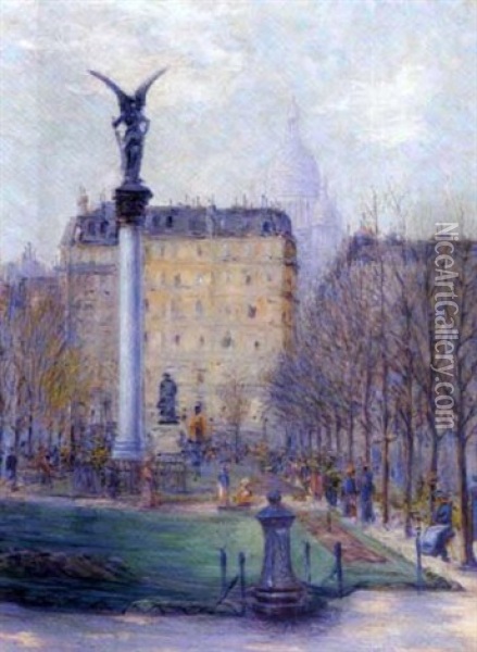 Paris, Au Jardin Public Oil Painting - Rudolf Quittner
