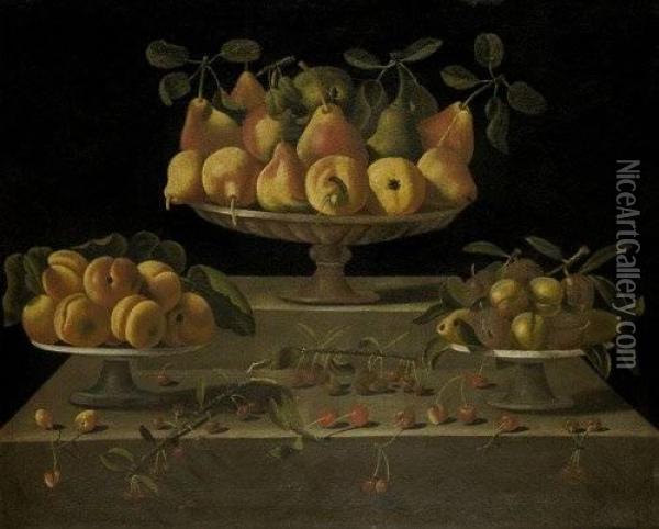 Fruchtestilleben Oil Painting - Pseudo Hiepes