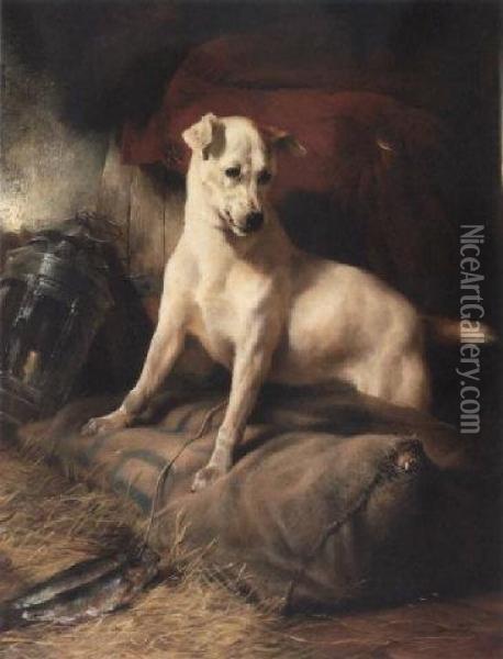 The Bagged Fox Oil Painting - Edwin Douglas