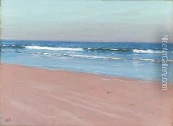 The Surf Oil Painting - Hermann Dudley Murphy