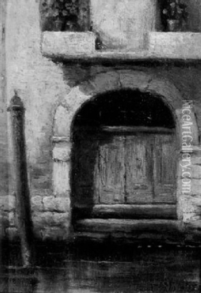 Venetian Villa Oil Painting - Burr H. Nicholls