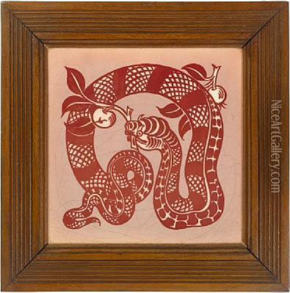 Snake Oil Painting - William De Morgan