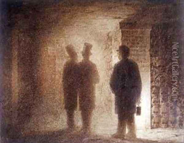 Catacombs one of the Pictures at an Exhibition Oil Painting - Viktor Aleksandrovich Gartman (Hartman)