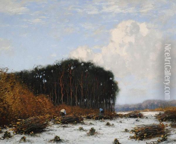 Winterscape Oil Painting - Cornelis Kuypers