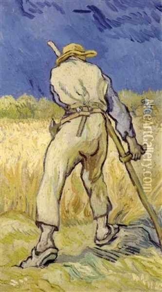 Le Moissonneur Oil Painting - Vincent Van Gogh