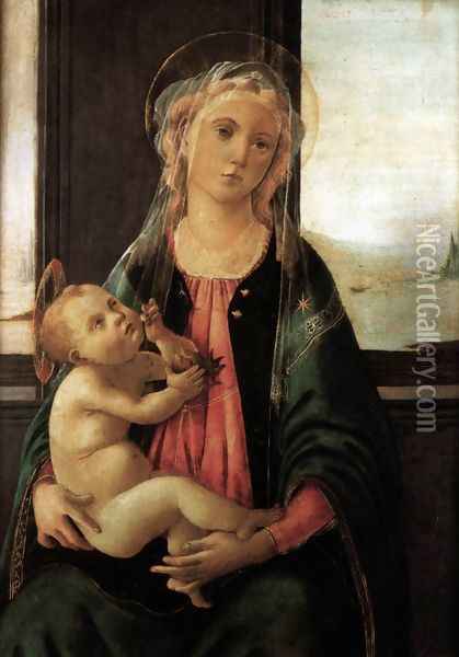 Madonna of the Sea c. 1477 Oil Painting - Sandro Botticelli