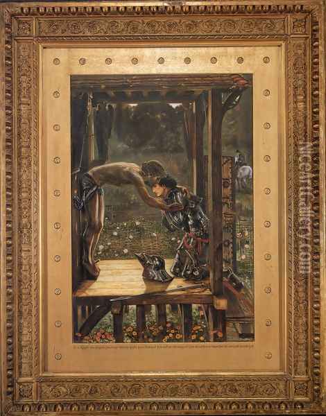 The Merciful Knight Oil Painting - Sir Edward Coley Burne-Jones